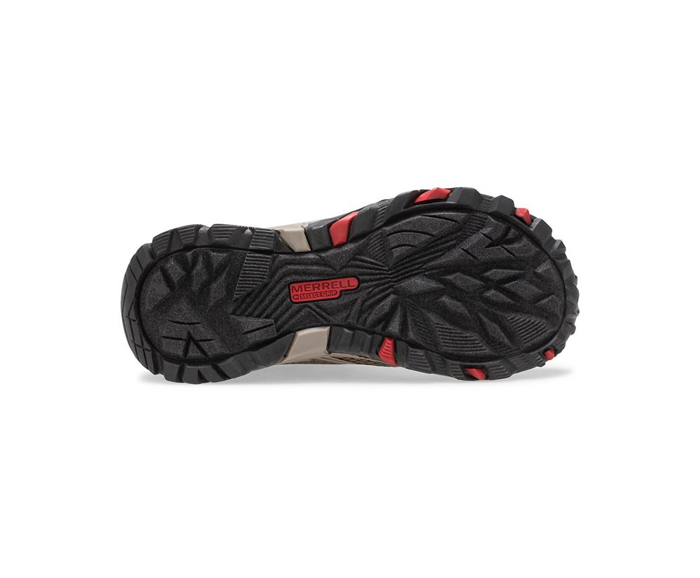 Buty Trekkingowe Merrell Dziecięce Brązowe - Moab Fst Mid Waterproof - 604287-YPM